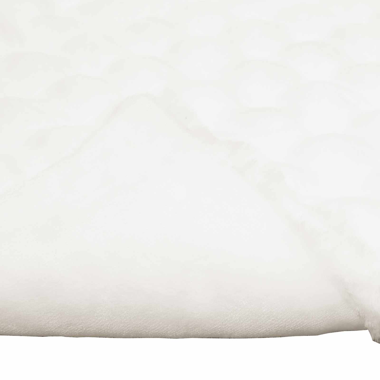 Antislip deken van imitatie konijnenbont Olite 4 pcs Wit is nu te koop bij PeponiXL, paradijselijk wonen!