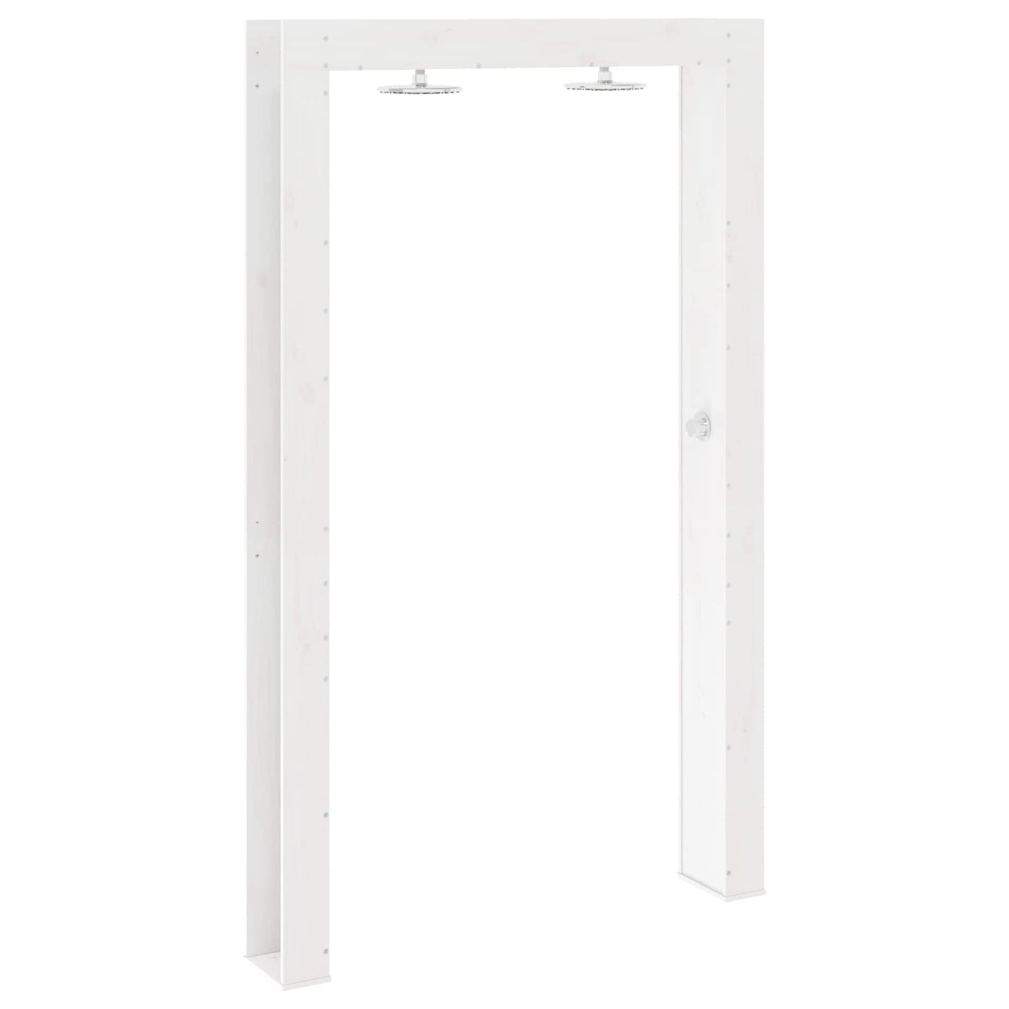 Buitendouche Wit 137 x 23 x 226 cm Massief grenenhout is nu te koop bij PeponiXL, paradijselijk wonen!