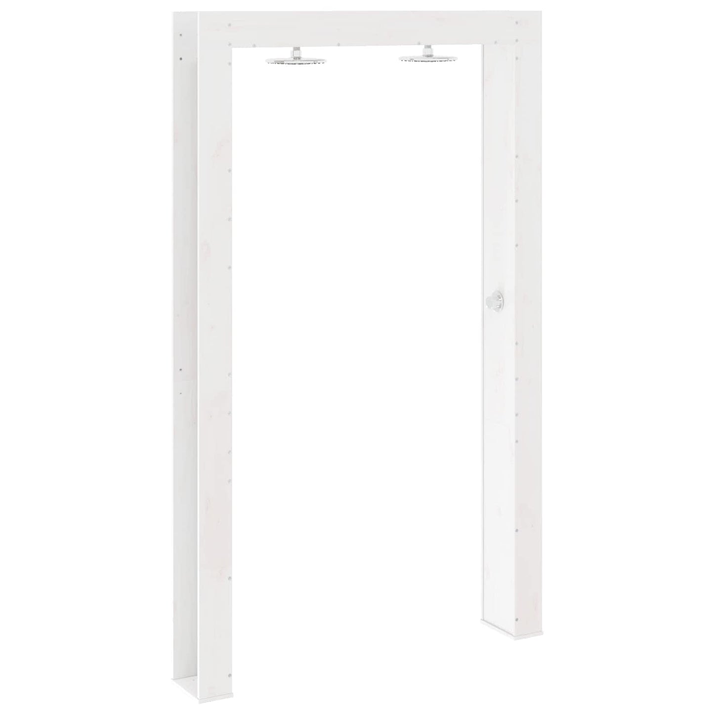 Buitendouche Wit 137 x 23 x 226 cm Massief grenenhout is nu te koop bij PeponiXL, paradijselijk wonen!