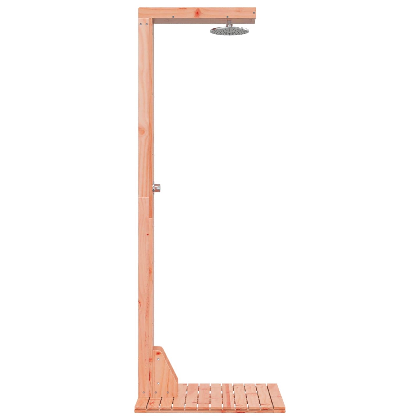 Buitendouche 210 cm Massief Douglas hout en roestvrij staal