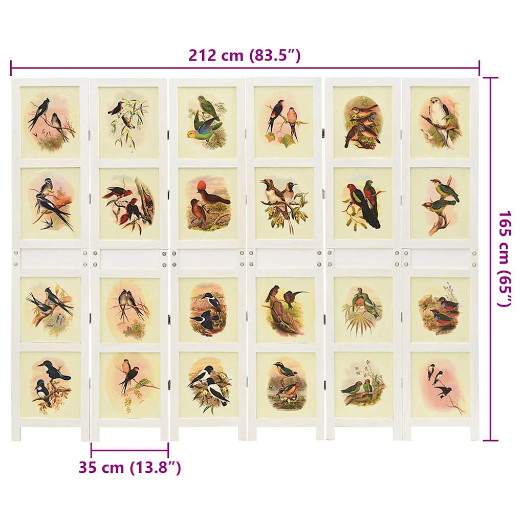 Romdivider Paneel Wit 212 x 165 cm MDF is nu te koop bij PeponiXL, paradijselijk wonen!