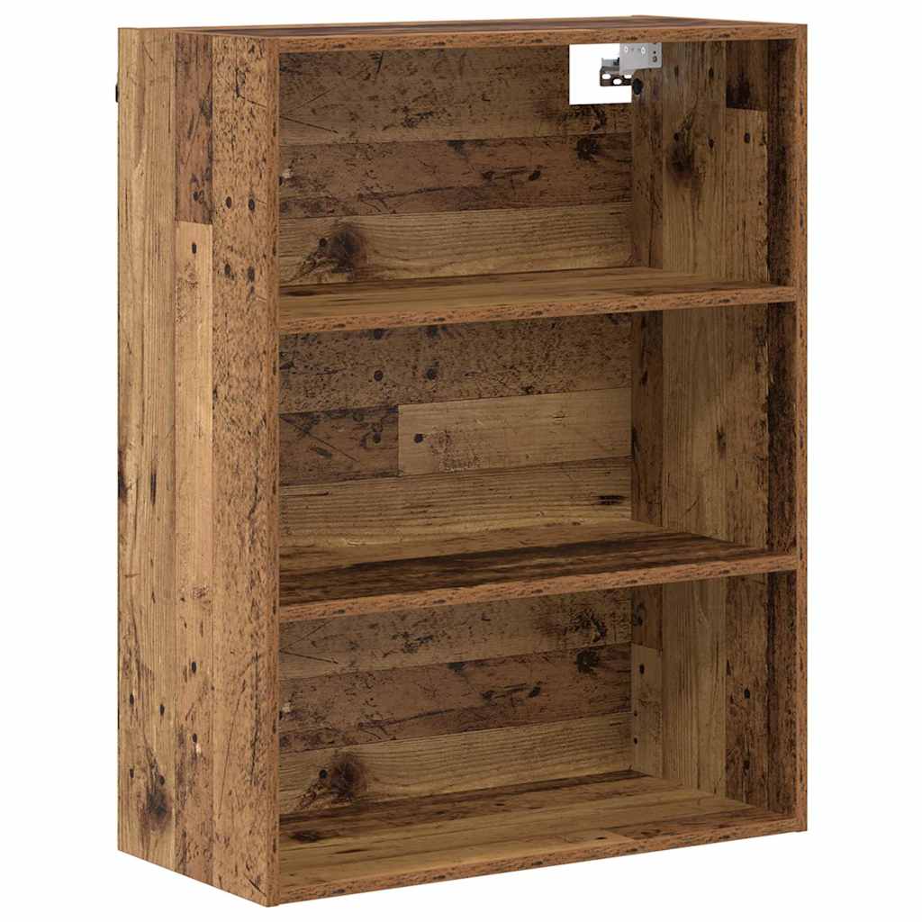 Hoge kast 2 pcs Oudhout Bewerkt hout is nu te koop bij PeponiXL, paradijselijk wonen!