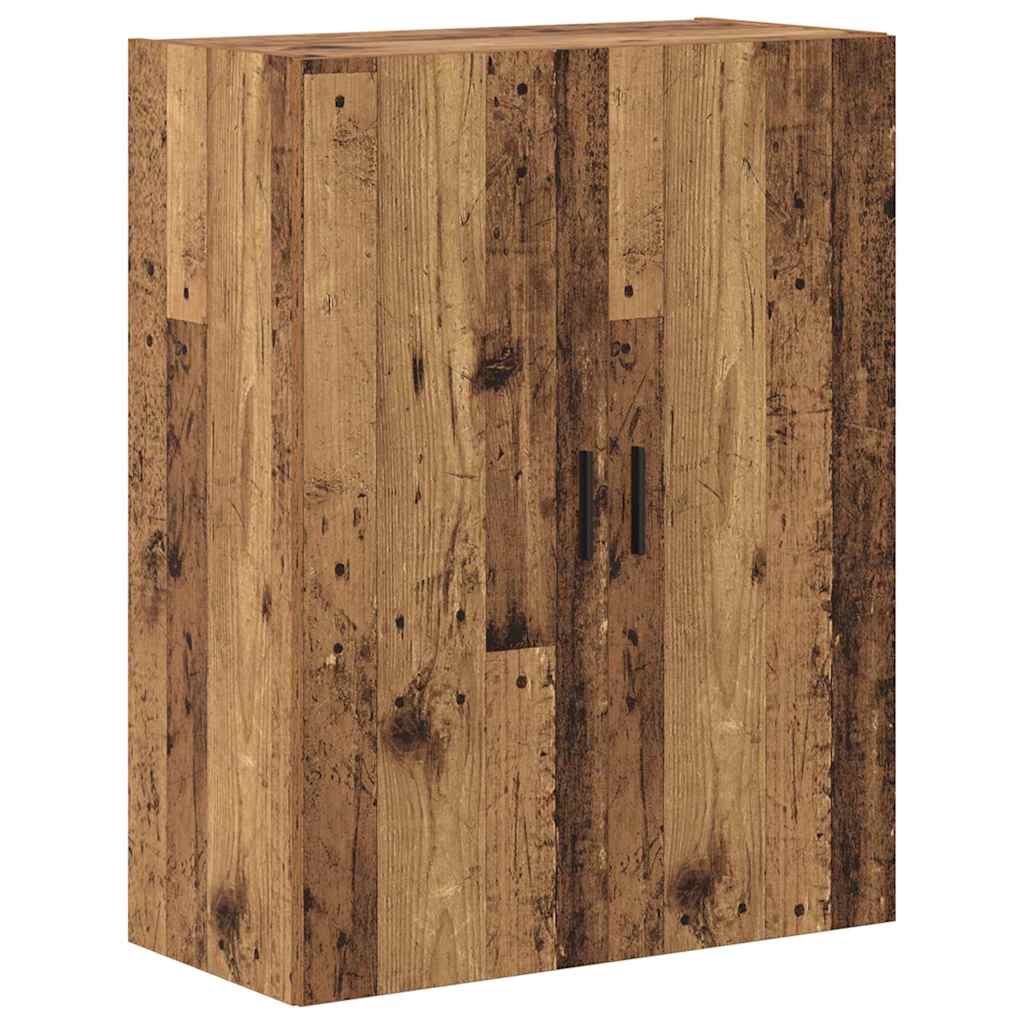 Hoge kast Oud hout 69,5 x 34 x 180 cm Bewerkt hout is nu te koop bij PeponiXL, paradijselijk wonen!