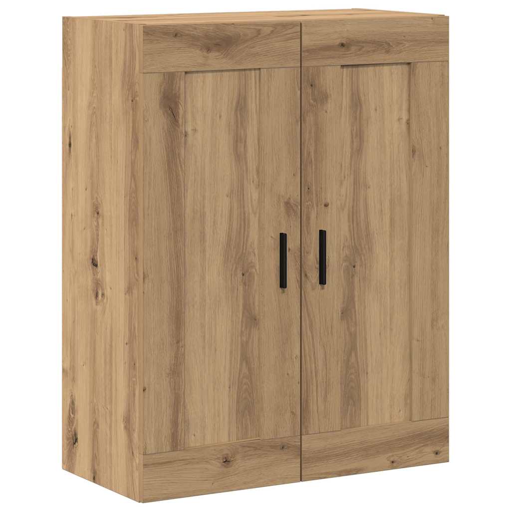 Hoge kast 2 pcs Artisan Eiken 69,5 x 34 x 180 cm Bewerkt hout is nu te koop bij PeponiXL, paradijselijk wonen!