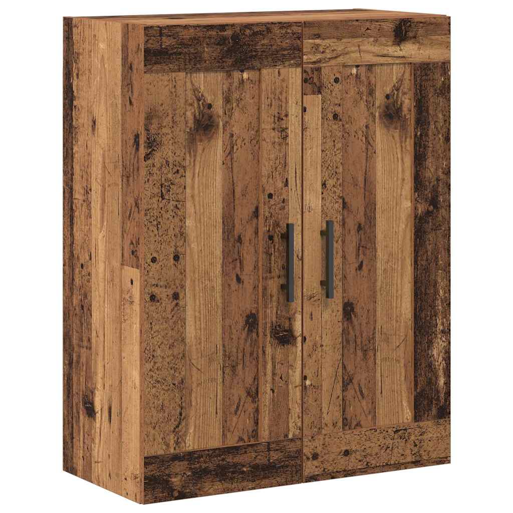 Hoge kast Oudhout 69,5 x 34 x 180 cm Bewerkt hout is nu te koop bij PeponiXL, paradijselijk wonen!