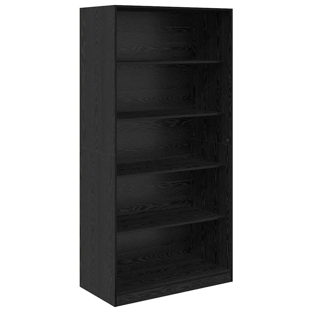 Kledingkast Zwart Eiken 100 x 50 x 200 cm Bewerkt hout is nu te koop bij PeponiXL, paradijselijk wonen!