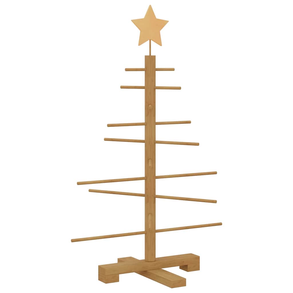 Houten kerstboom met standaard Bruin 75 cm Bamboe is nu te koop bij PeponiXL, paradijselijk wonen!