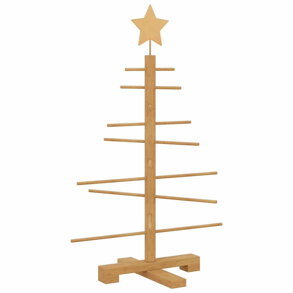 Houten kerstboom met standaard Bruin 75 cm Bamboe is nu te koop bij PeponiXL, paradijselijk wonen!