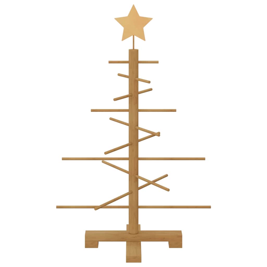 Houten kerstboom met standaard Bruin 75 cm Bamboe is nu te koop bij PeponiXL, paradijselijk wonen!