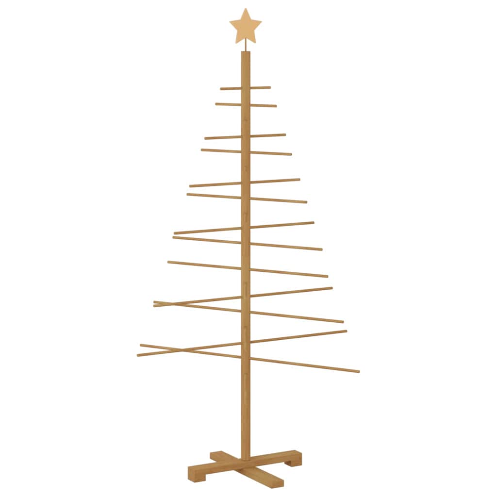 Houten kerstboom met standaard Bruin 150 cm Bamboe is nu te koop bij PeponiXL, paradijselijk wonen!