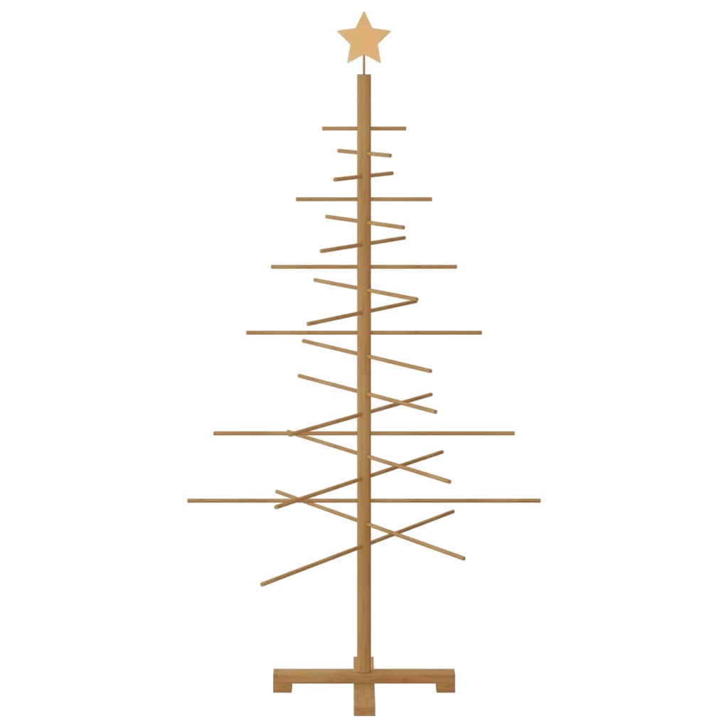 Houten kerstboom met standaard Bruin 150 cm Bamboe is nu te koop bij PeponiXL, paradijselijk wonen!