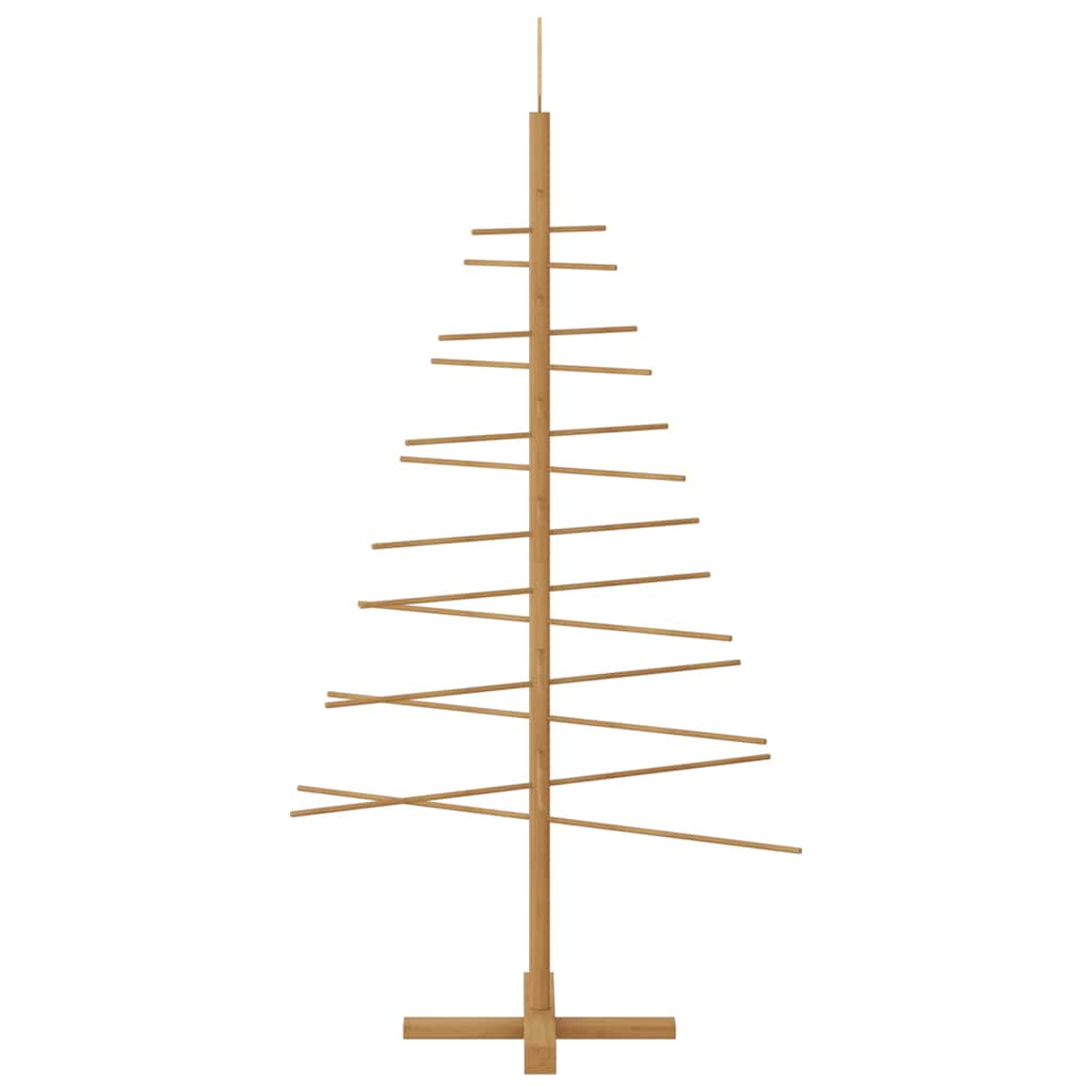 Houten kerstboom met standaard Bruin 150 cm Bamboe is nu te koop bij PeponiXL, paradijselijk wonen!