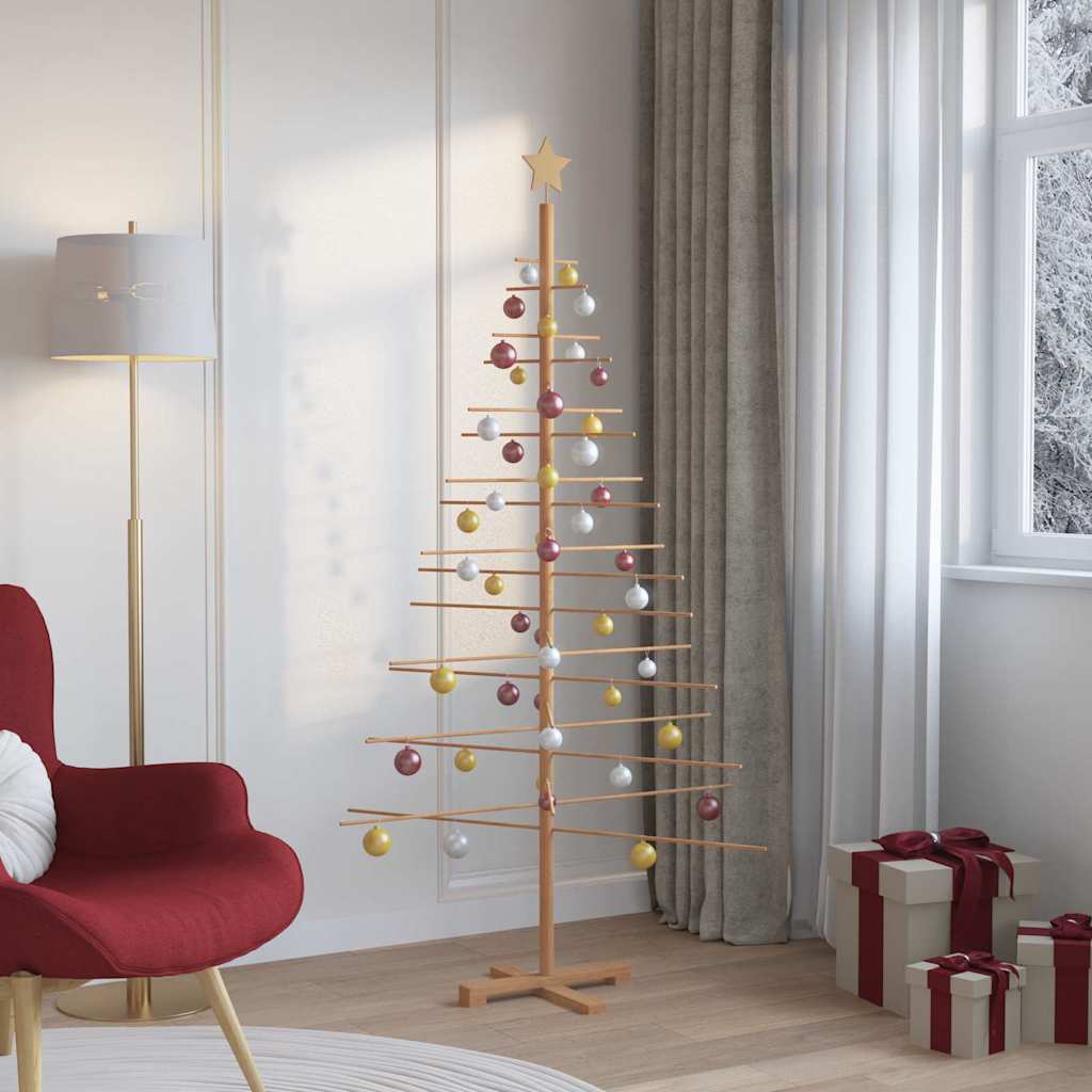 Houten kerstboom met standaard Bruin 180 cm Bamboe is nu te koop bij PeponiXL, paradijselijk wonen!