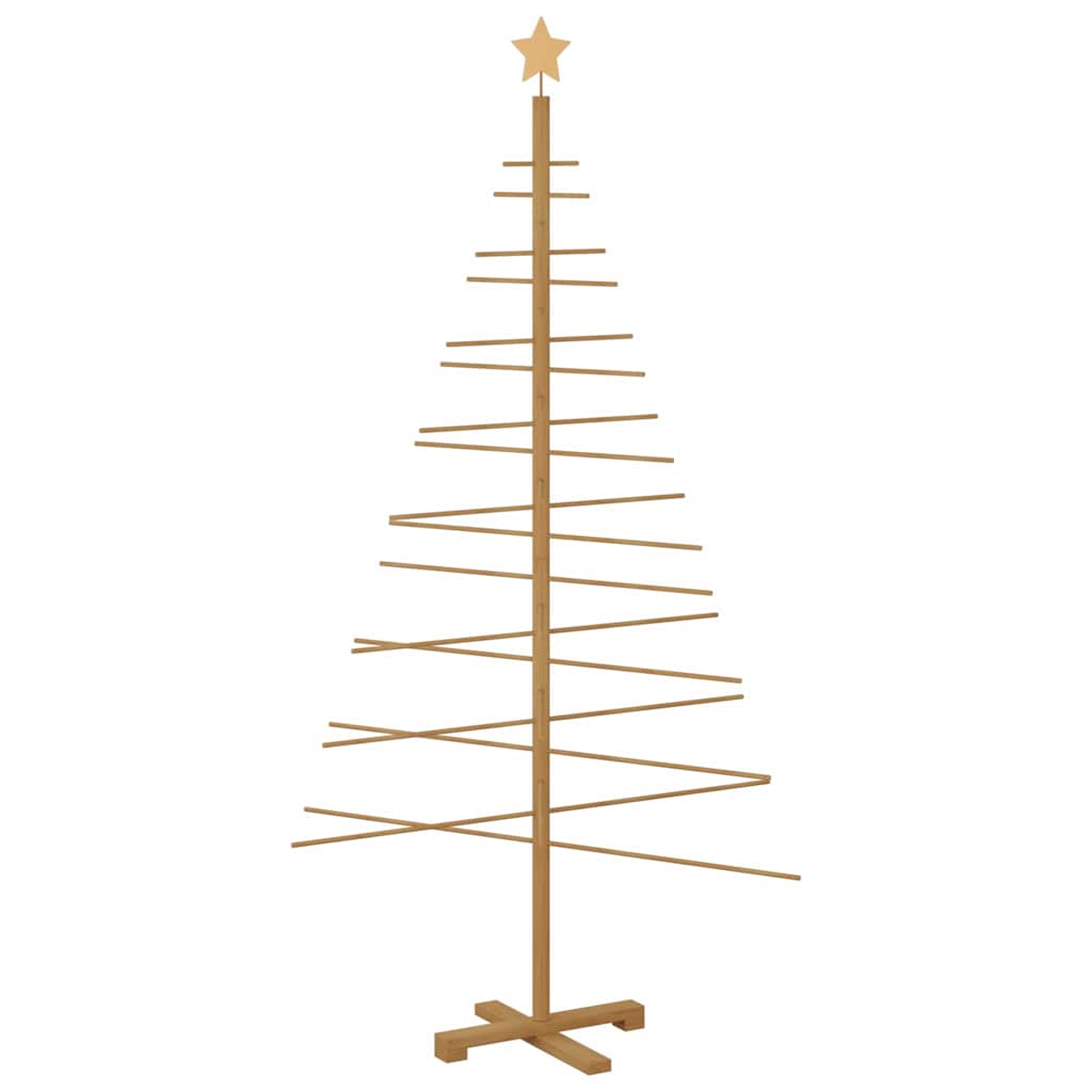 Houten kerstboom met standaard Bruin 180 cm Bamboe is nu te koop bij PeponiXL, paradijselijk wonen!