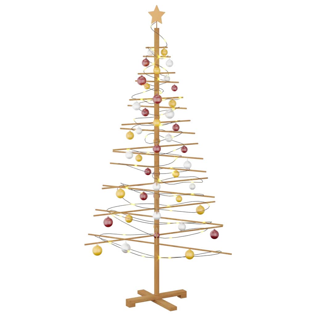 Houten kerstboom met standaard Bruin 180 cm Bamboe is nu te koop bij PeponiXL, paradijselijk wonen!