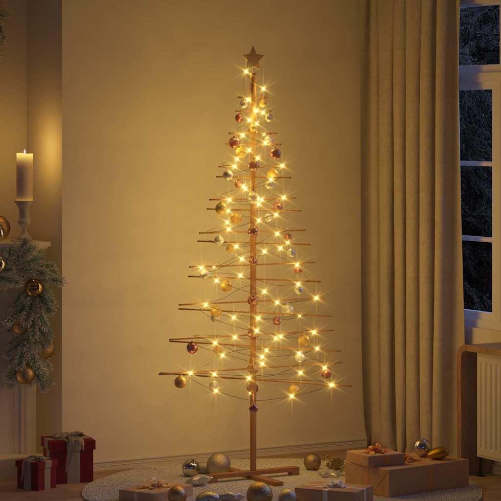 Houten kerstboom met standaard Bruin 210 cm Bamboe is nu te koop bij PeponiXL, paradijselijk wonen!