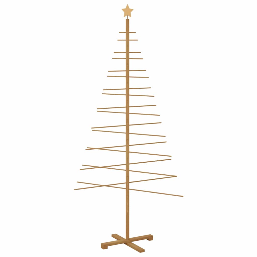 Houten kerstboom met standaard Bruin 210 cm Bamboe is nu te koop bij PeponiXL, paradijselijk wonen!
