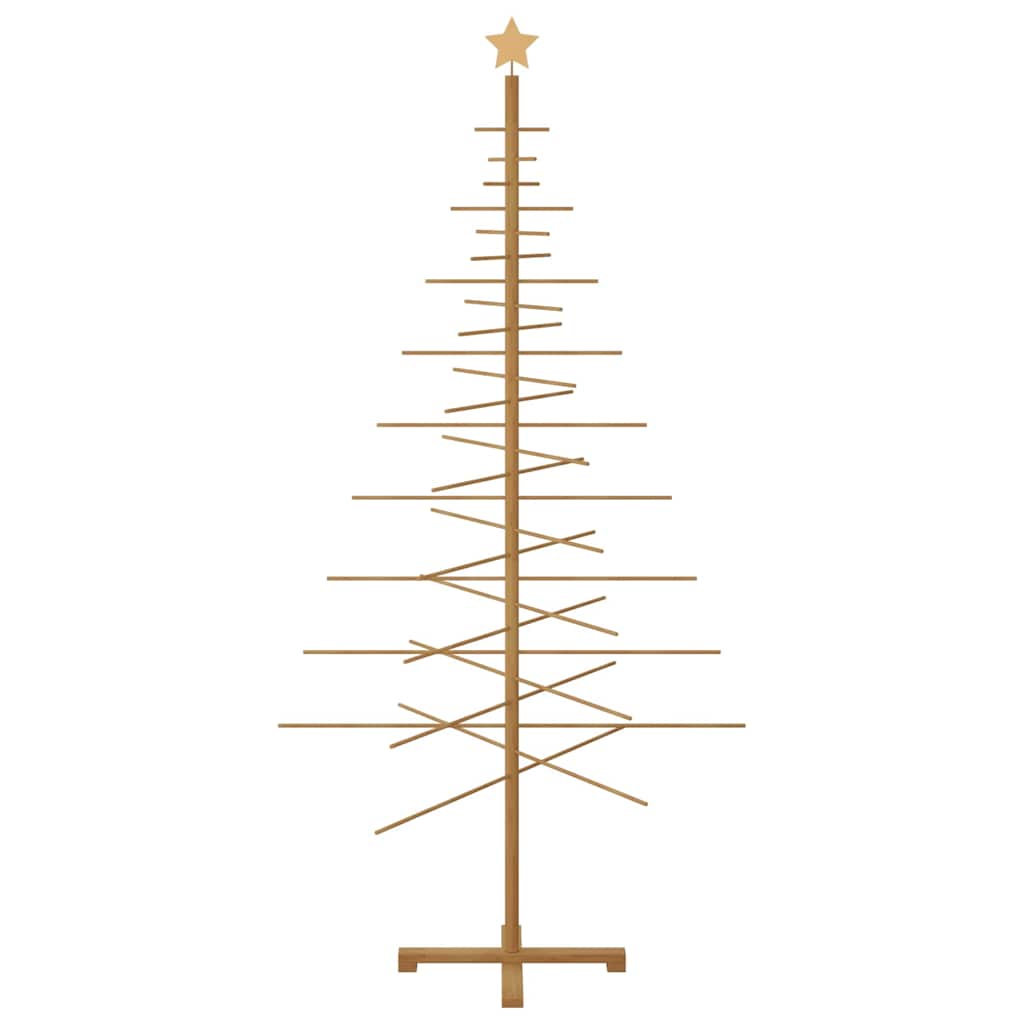 Houten kerstboom met standaard Bruin 210 cm Bamboe is nu te koop bij PeponiXL, paradijselijk wonen!