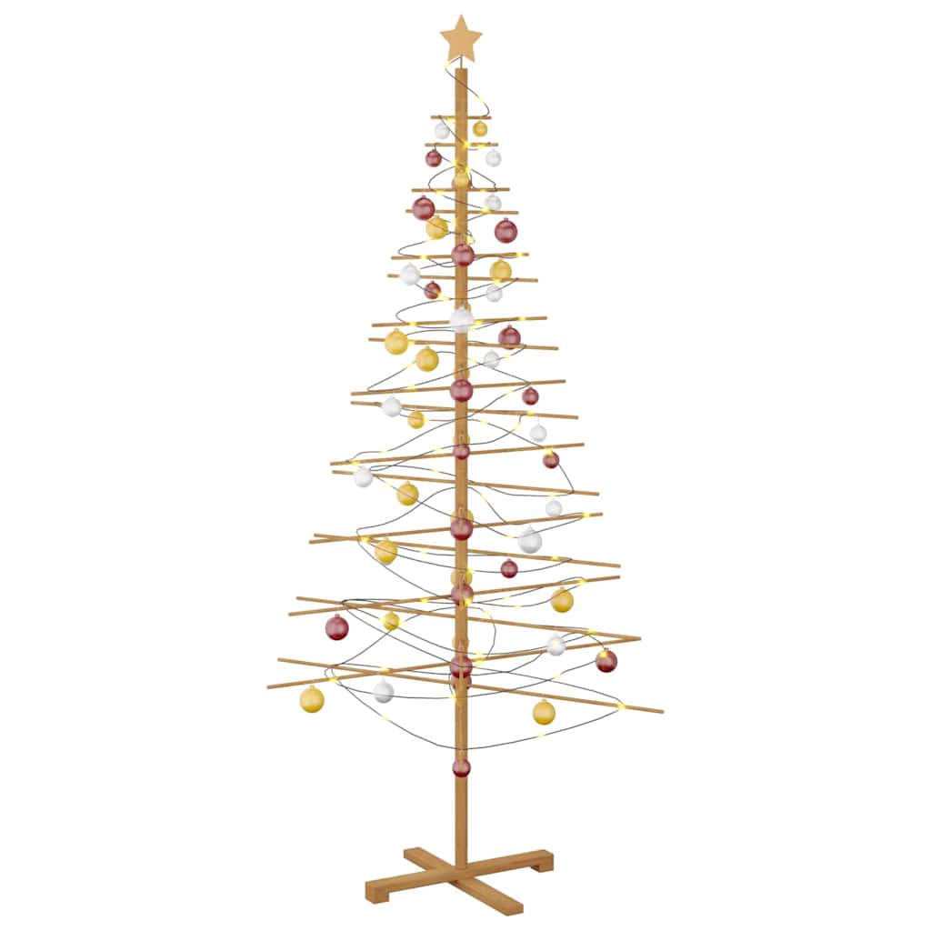 Houten kerstboom met standaard Bruin 210 cm Bamboe is nu te koop bij PeponiXL, paradijselijk wonen!