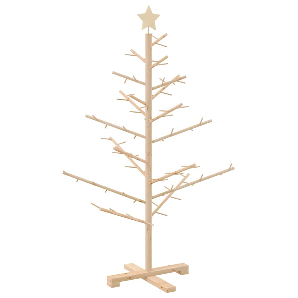Houten kerstboom Naturel 125 cm Massief grenenhout is nu te koop bij PeponiXL, paradijselijk wonen!