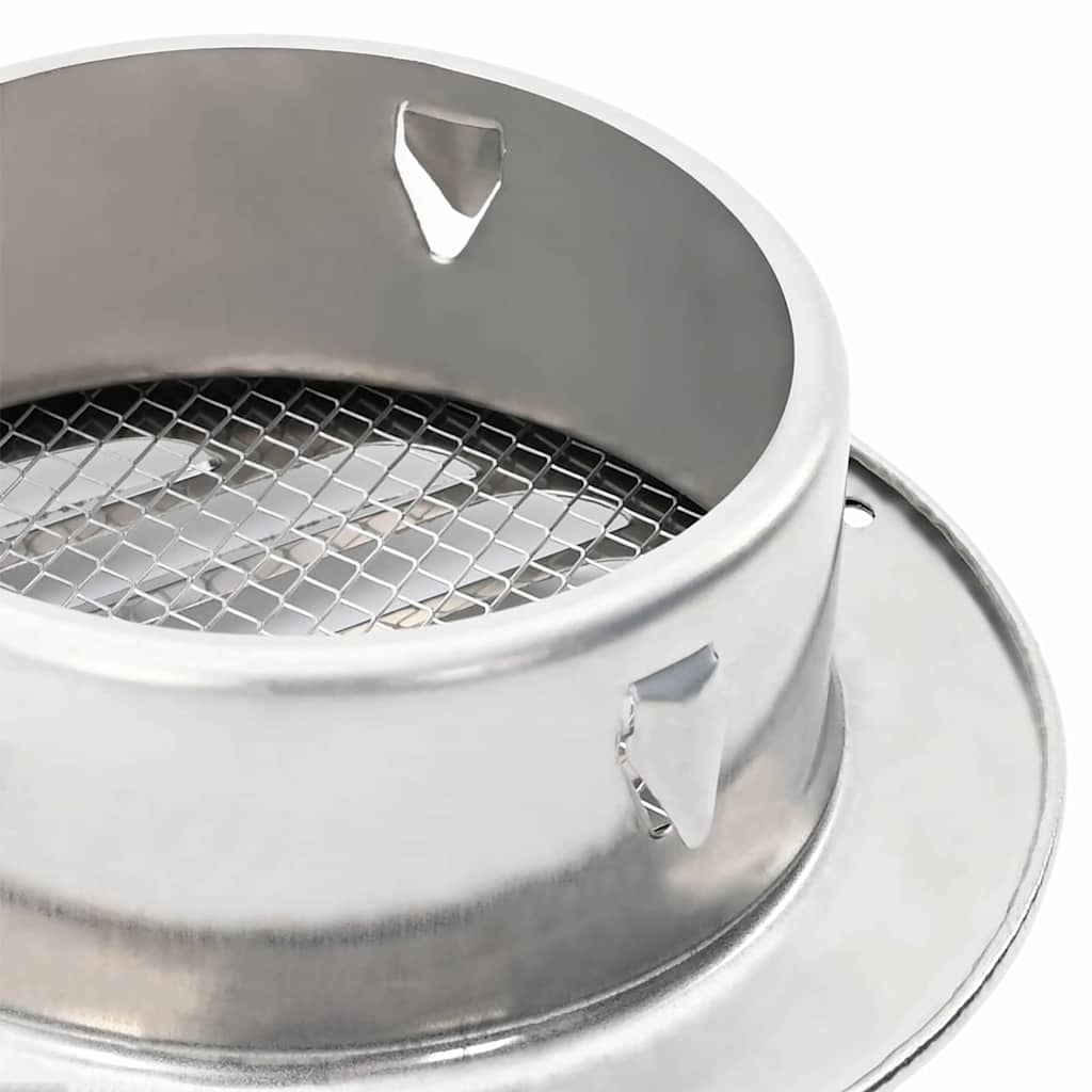 Luchtventilatie roosters 4 pcs Zilver 100 mm Roestvrij staal is nu te koop bij PeponiXL, paradijselijk wonen!