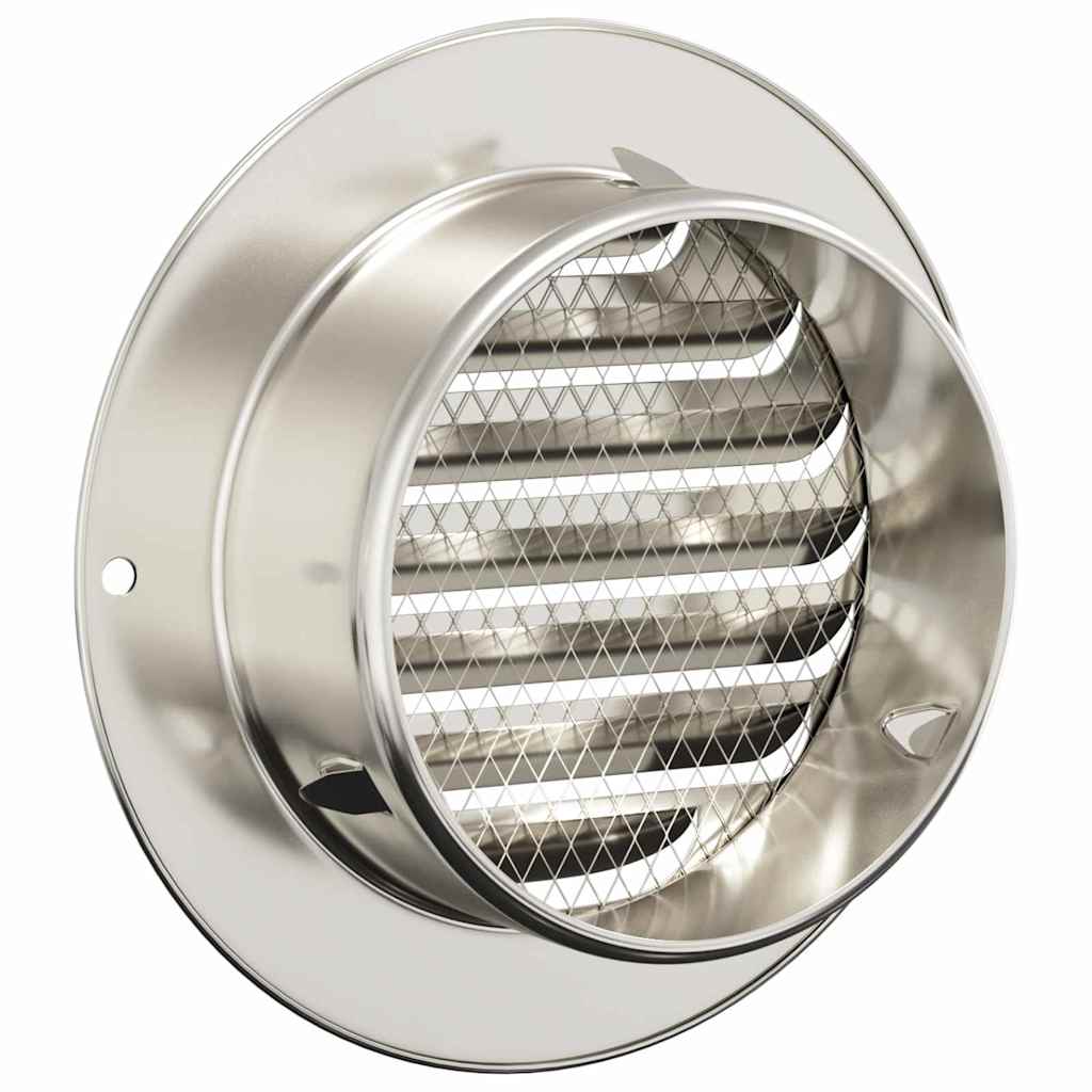 Luchtventilatie roosters 4 pcs Zilver 100 mm Roestvrij staal is nu te koop bij PeponiXL, paradijselijk wonen!