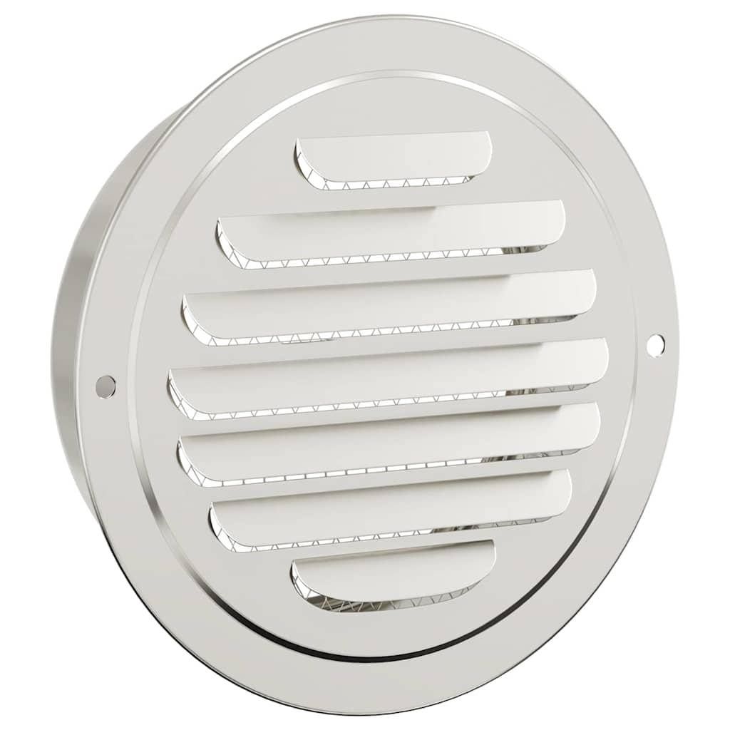 Luchtventilatie roosters 4 pcs Zilver 125 mm Roestvrij staal is nu te koop bij PeponiXL, paradijselijk wonen!