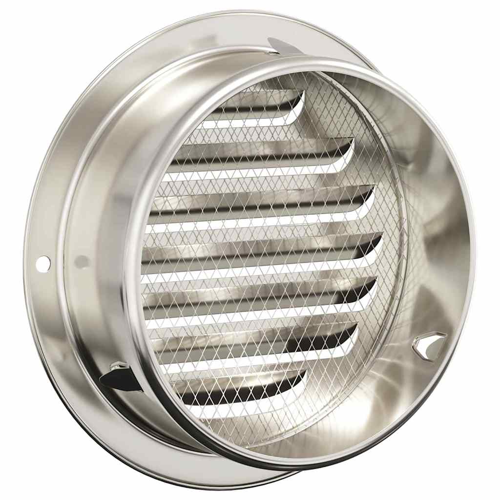 Luchtventilatie roosters 4 pcs Zilver 125 mm Roestvrij staal is nu te koop bij PeponiXL, paradijselijk wonen!