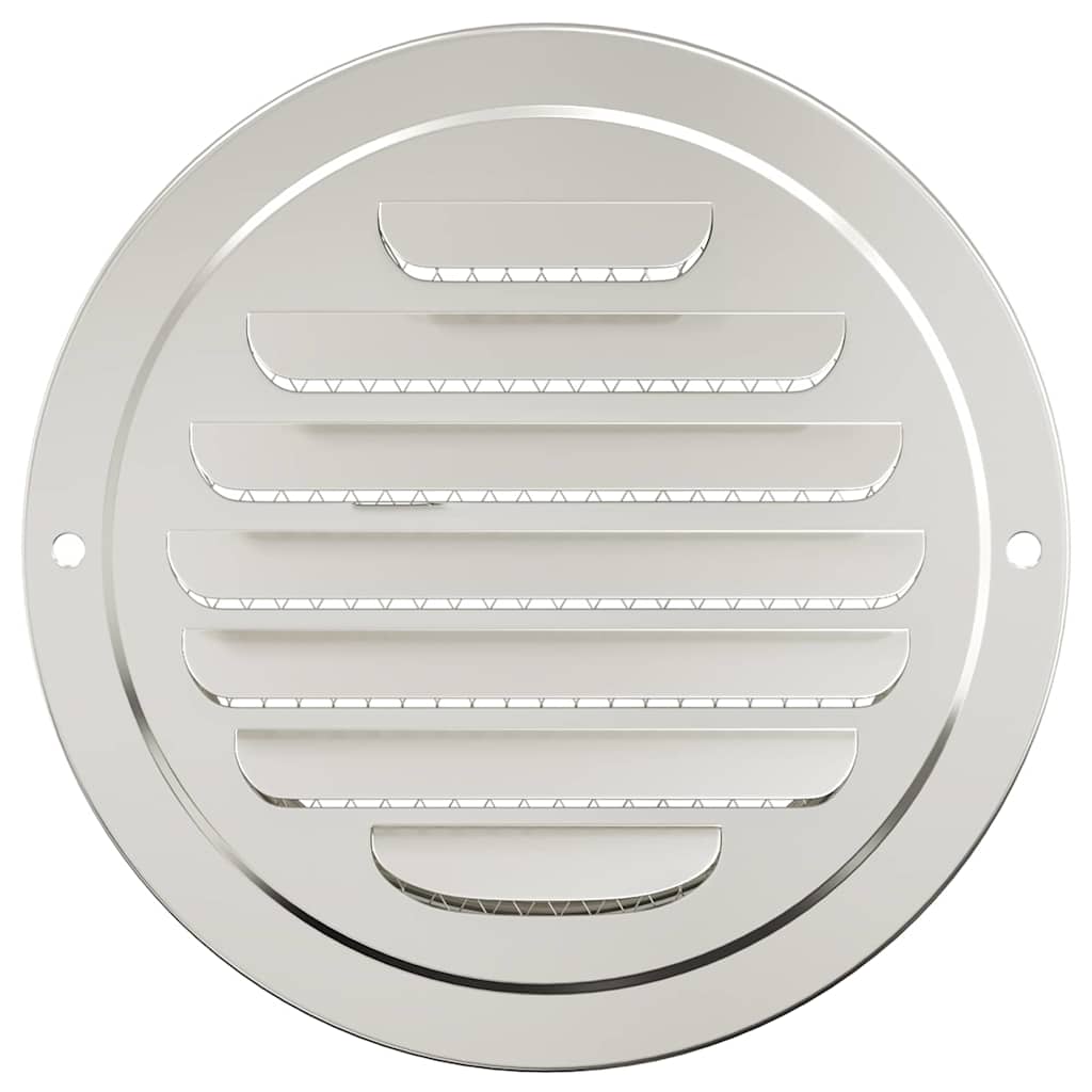 Luchtventilatie roosters 4 pcs Zilver 125 mm Roestvrij staal is nu te koop bij PeponiXL, paradijselijk wonen!