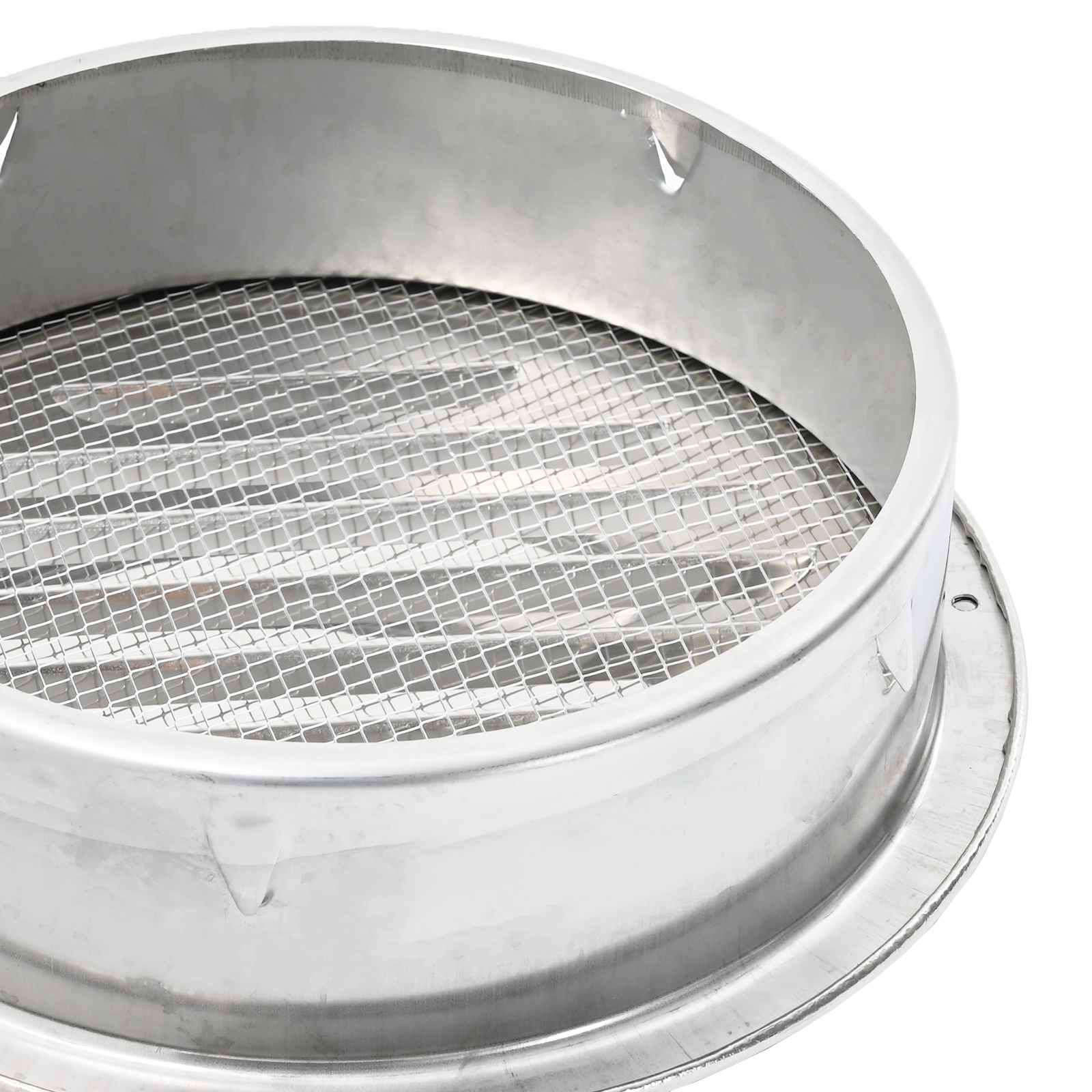 Luchtventilatie roosters 4 pcs Zilver 150 mm Roestvrij staal is nu te koop bij PeponiXL, paradijselijk wonen!