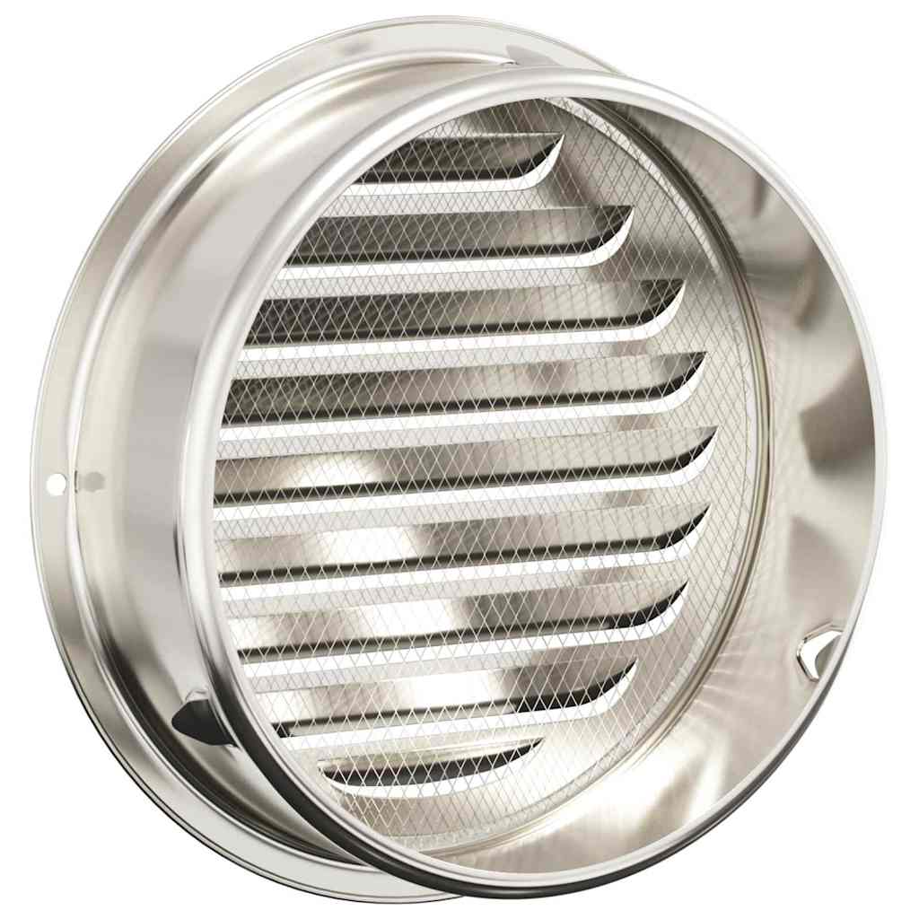 Luchtventilatie roosters 4 pcs Zilver 200 mm Roestvrij staal is nu te koop bij PeponiXL, paradijselijk wonen!