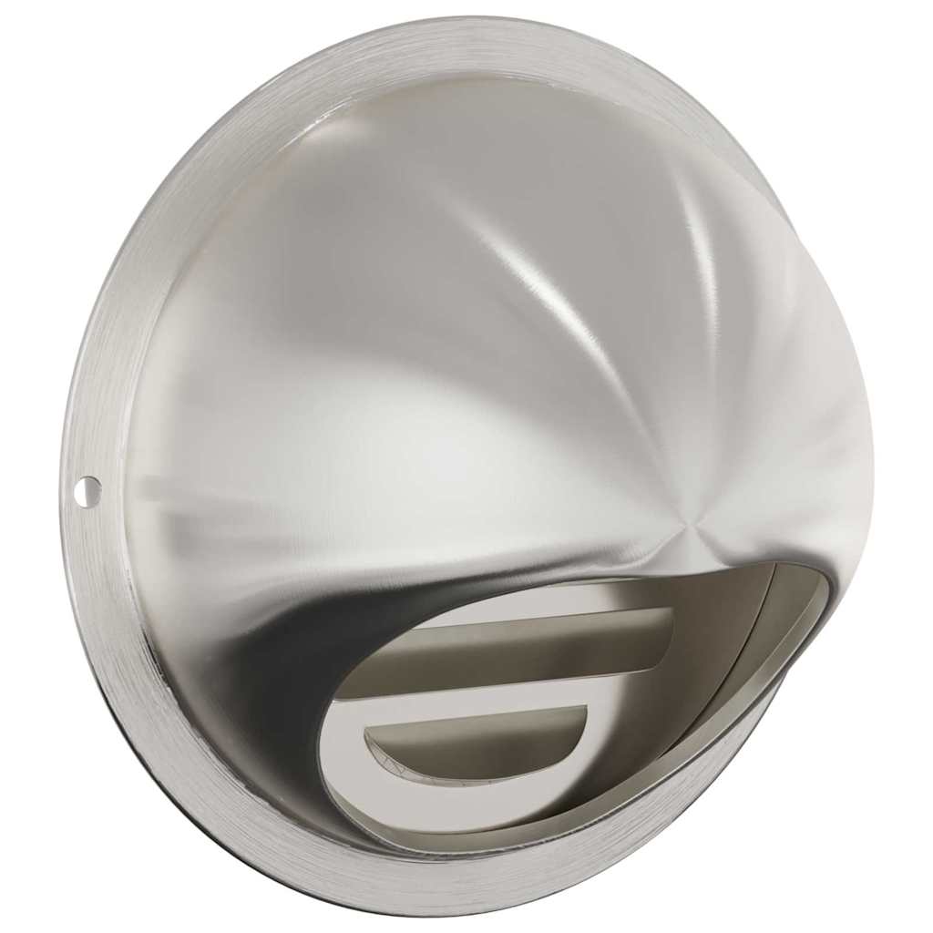 Luchtventilatie roosters 2 pcs Zilver 100 mm Roestvrij staal is nu te koop bij PeponiXL, paradijselijk wonen!