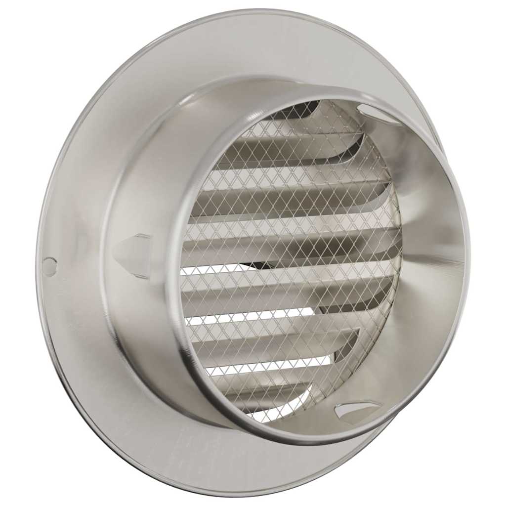 Luchtventilatie roosters 2 pcs Zilver 100 mm Roestvrij staal is nu te koop bij PeponiXL, paradijselijk wonen!