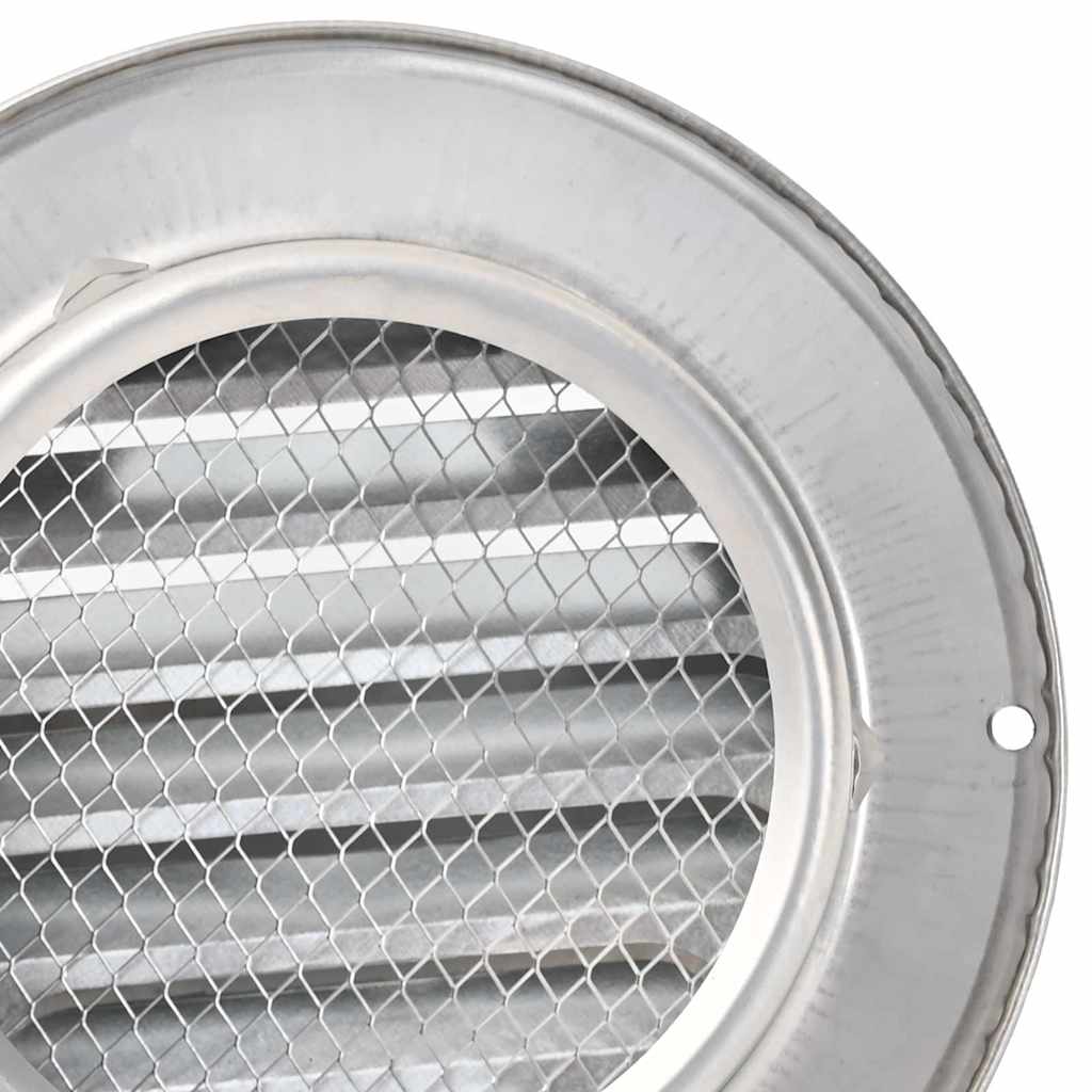 Luchtventilatie roosters 8 pcs Zilver 100 mm Roestvrij staal is nu te koop bij PeponiXL, paradijselijk wonen!