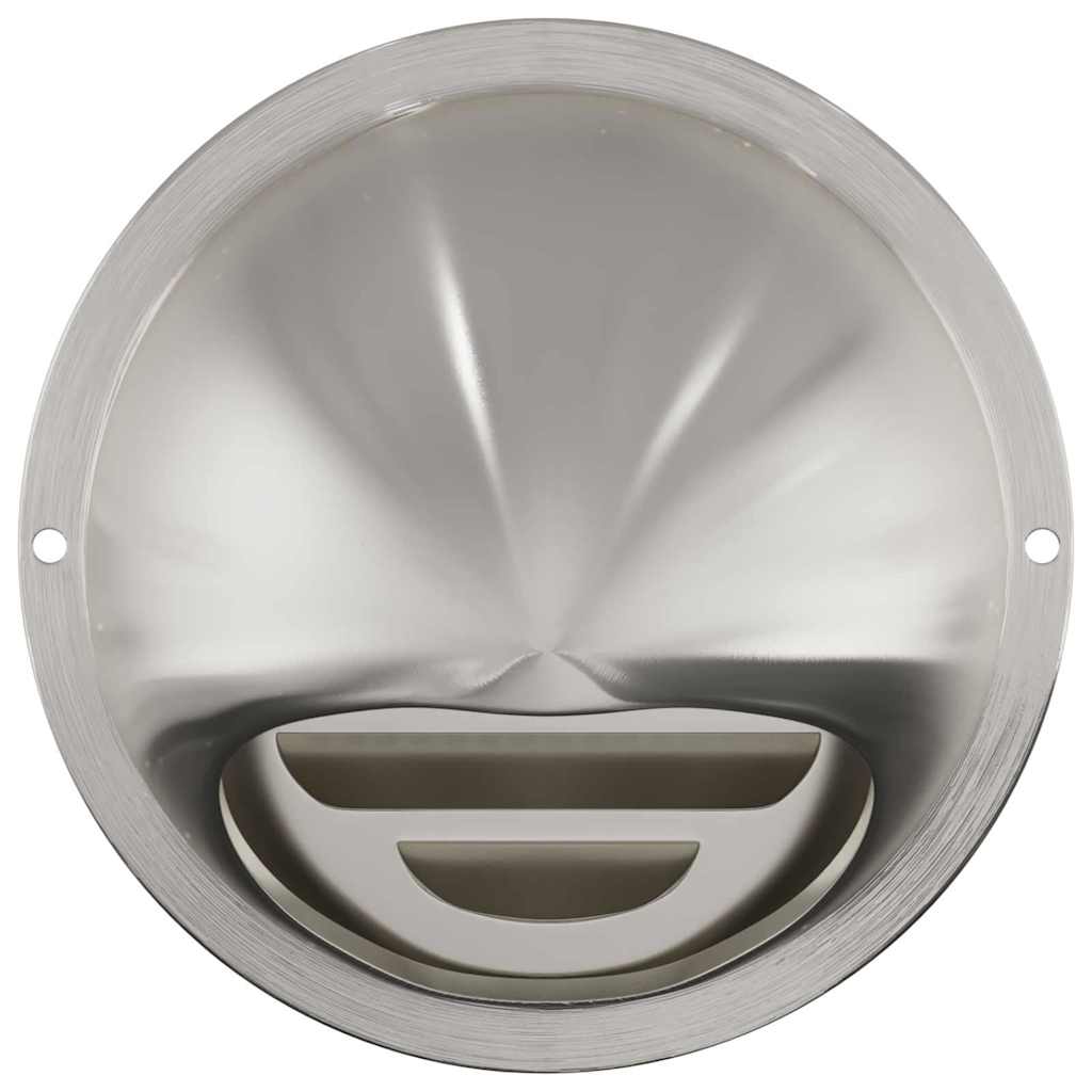 Luchtventilatie roosters 8 pcs Zilver 100 mm Roestvrij staal is nu te koop bij PeponiXL, paradijselijk wonen!