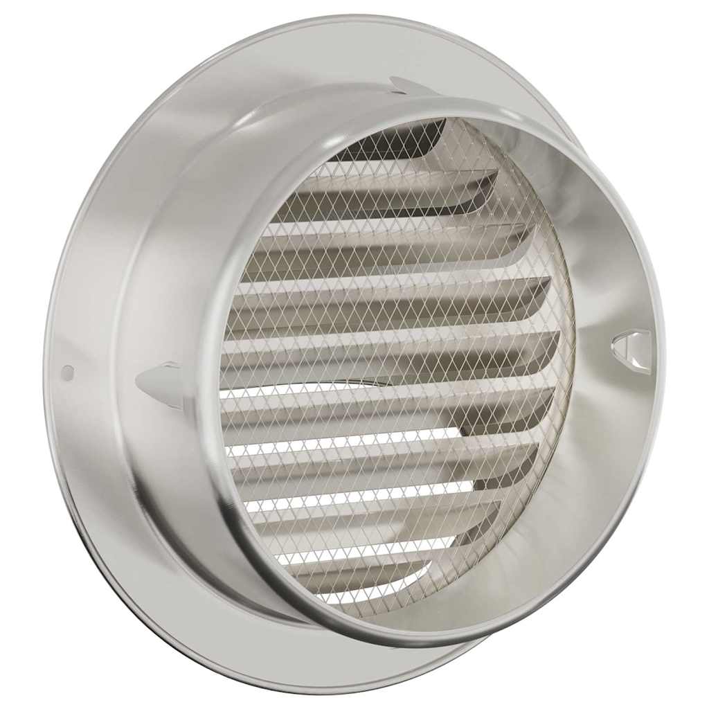 Luchtventilatie roosters 2 pcs Zilver 150 mm Roestvrij staal is nu te koop bij PeponiXL, paradijselijk wonen!