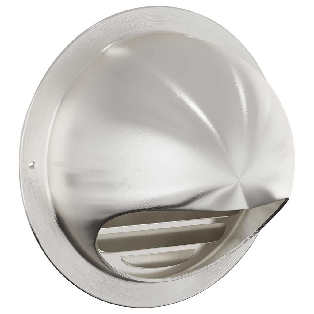 Luchtventilatie roosters 8 pcs Zilver 150 mm Roestvrij staal is nu te koop bij PeponiXL, paradijselijk wonen!