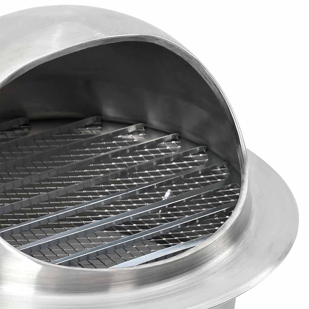 Luchtventilatie roosters 8 pcs Zilver 200 mm Roestvrij staal is nu te koop bij PeponiXL, paradijselijk wonen!