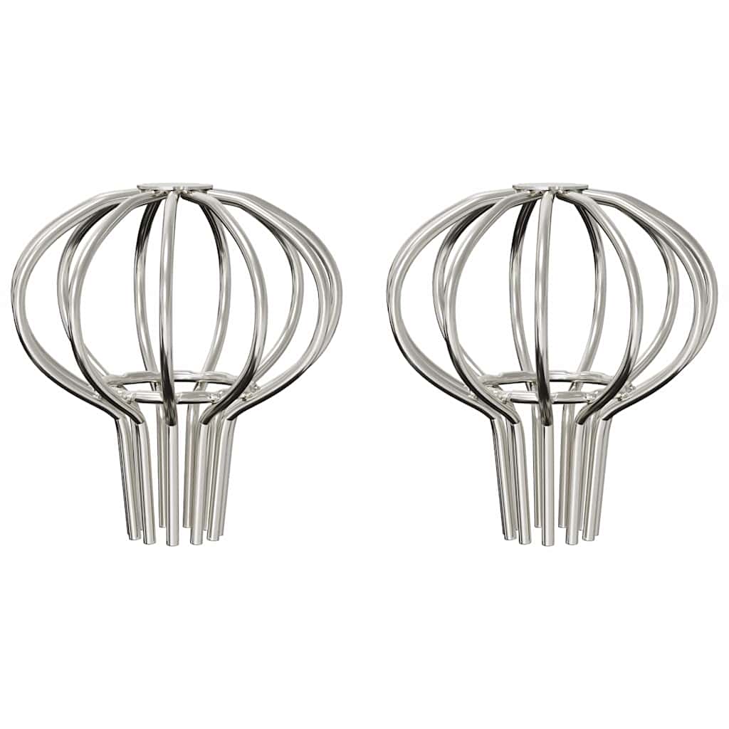 Bladvanger voor goot 2 pcs Zilver 50 mm Roestvrij staal is nu te koop bij PeponiXL, paradijselijk wonen!