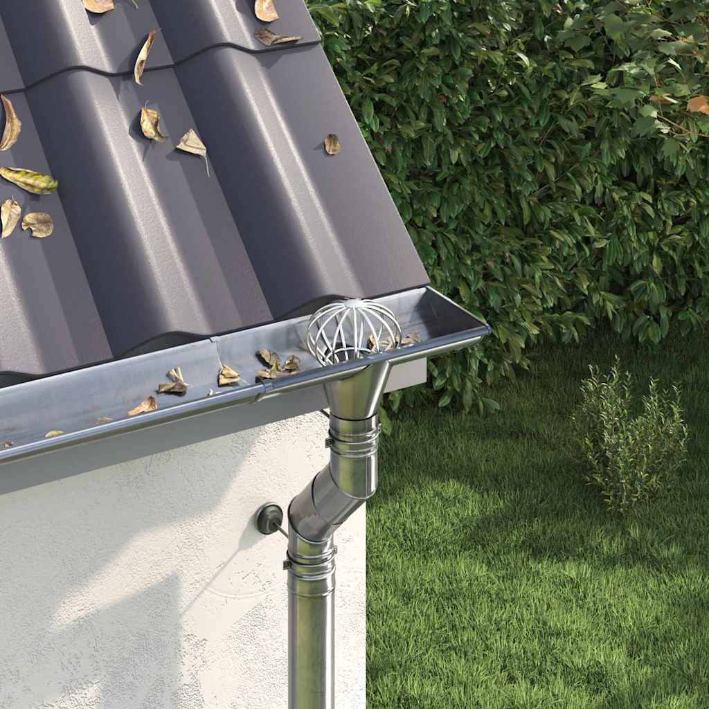 Bladvanger voor goot 2 pcs Zilver 75 mm Roestvrij staal is nu te koop bij PeponiXL, paradijselijk wonen!