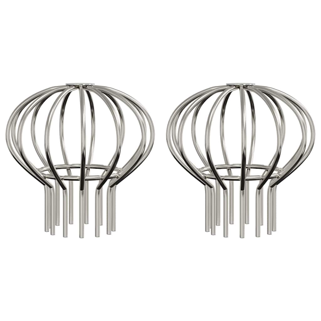 Bladvanger voor goot 2 pcs Zilver 75 mm Roestvrij staal is nu te koop bij PeponiXL, paradijselijk wonen!