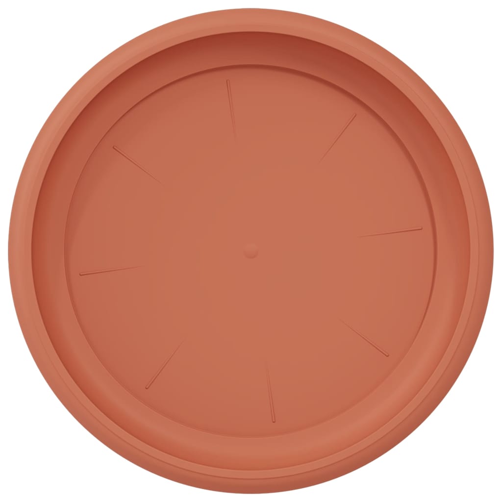 Ronde Bloemenschalen 6 pcs Baksteenrood Ø 23,5 x 2,5 cm is nu te koop bij PeponiXL, paradijselijk wonen!