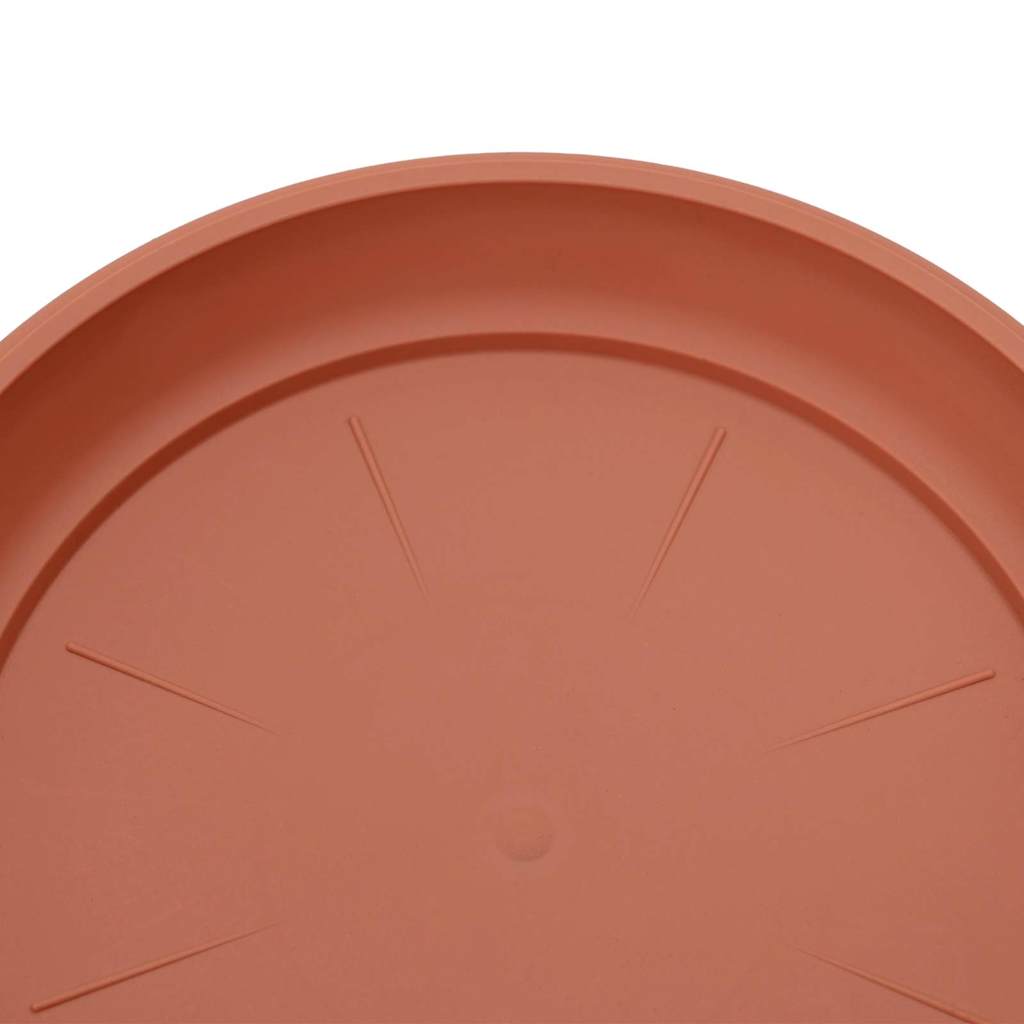 Ronde Bloemenschalen 24 pcs Baksteenrood Ø 21,5 x 2,5 cm is nu te koop bij PeponiXL, paradijselijk wonen!