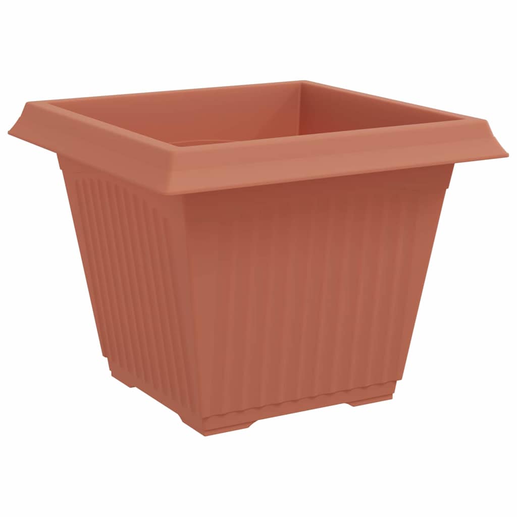 Vierkante Bloempot 6 pcs Baksteenrood 43 x 43 x 33,5 cm is nu te koop bij PeponiXL, paradijselijk wonen!