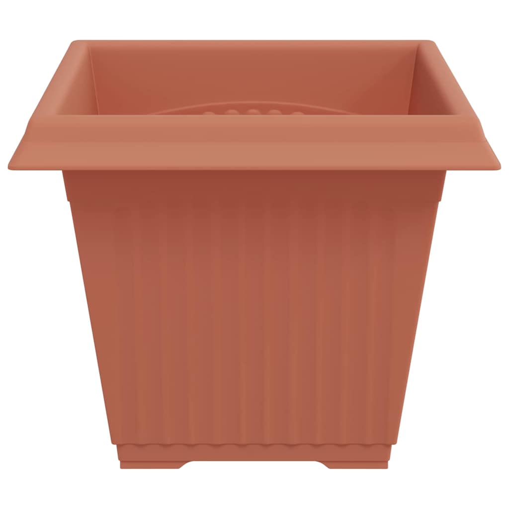 Vierkante Bloempot 24 pcs Baksteenrood 38 x 38 x 30 cm is nu te koop bij PeponiXL, paradijselijk wonen!