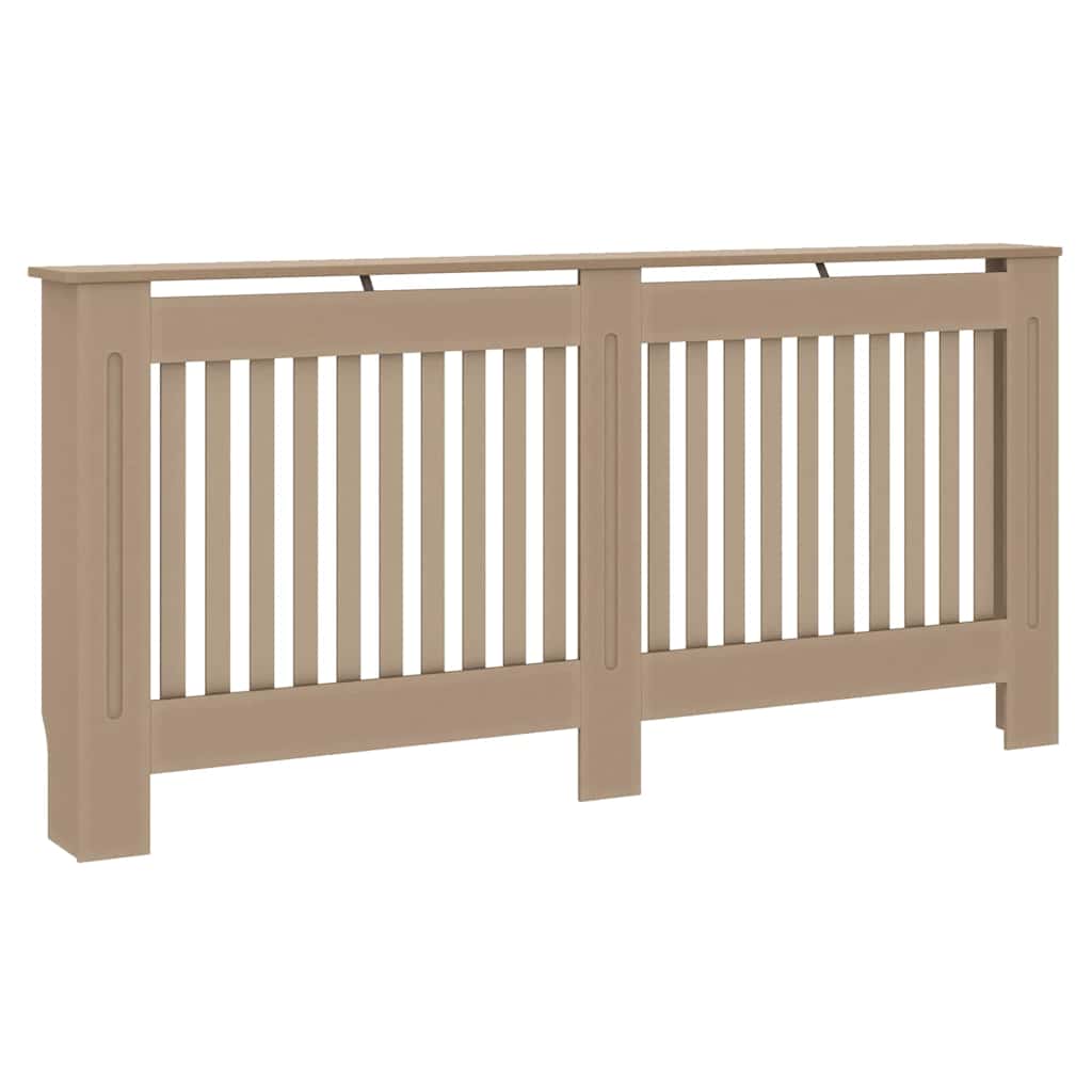 Radiatorafdekking 2 pcs Bruin 172 x 19 x 81,5 cm Bewerkt hout is nu te koop bij PeponiXL, paradijselijk wonen!