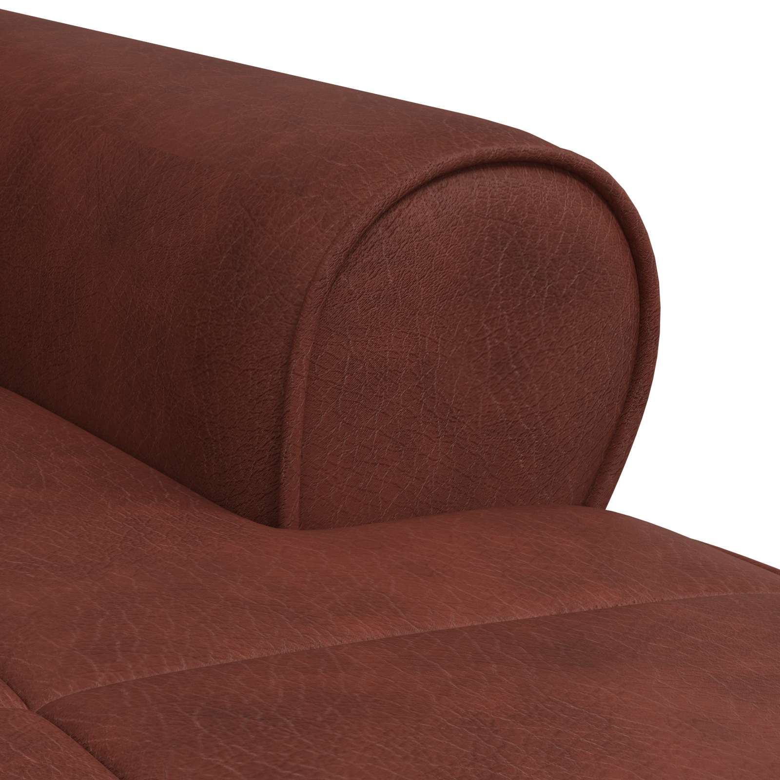 Chaise Lounge Glanzend Bruin 91 x 157 x 91 cm Nep Leer is nu te koop bij PeponiXL, paradijselijk wonen!