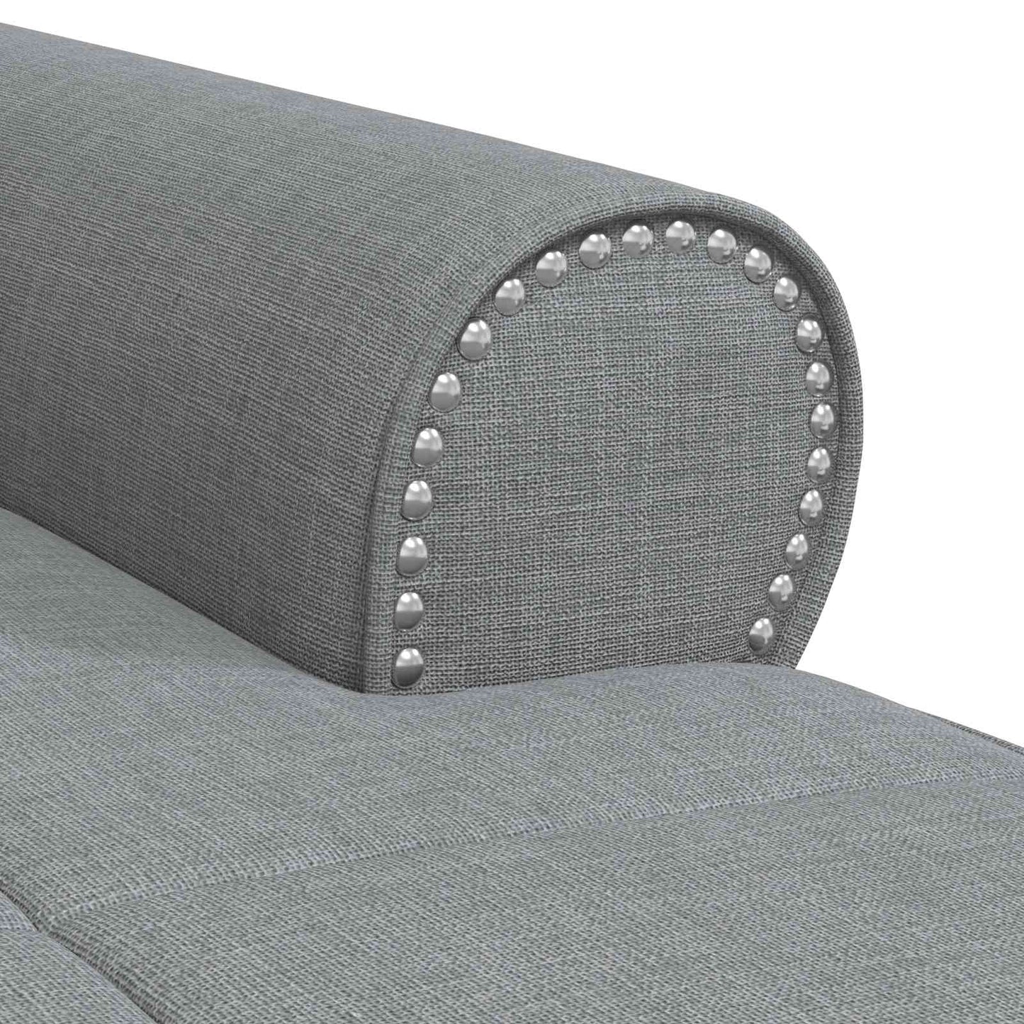 Chaise Lounge met kussen Lichtgrijs 91 x 157 x 91 cm Stof is nu te koop bij PeponiXL, paradijselijk wonen!