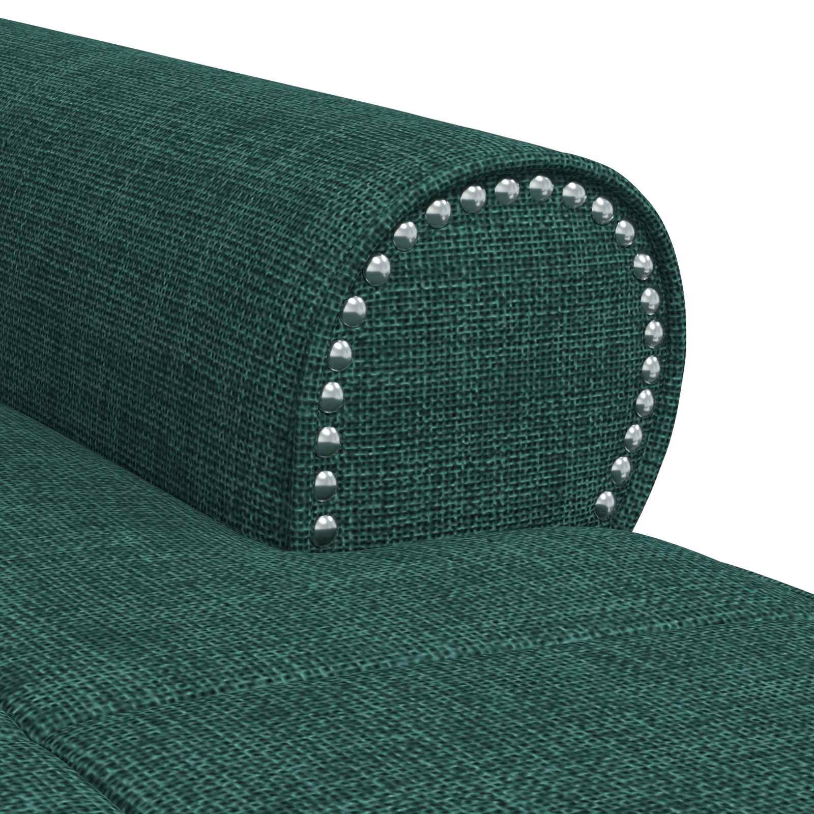 Chaise Lounge met kussen Donkergroen 91 x 157 x 91 cm Stof is nu te koop bij PeponiXL, paradijselijk wonen!