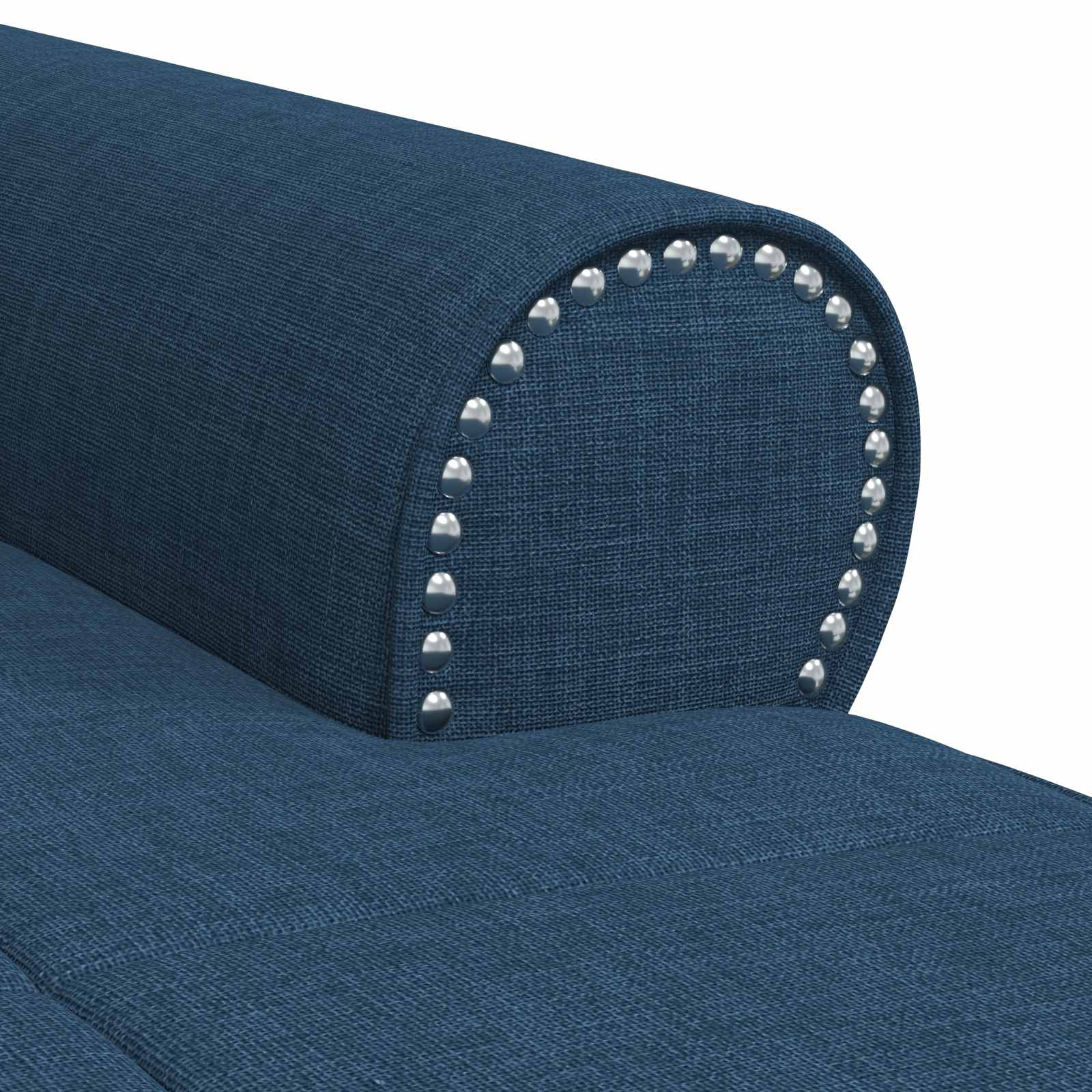 Chaise Lounge met kussen Blauw 91 x 157 x 91 cm Stof is nu te koop bij PeponiXL, paradijselijk wonen!